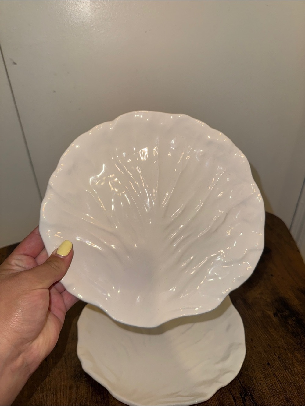 Threshold White ceramic small plates